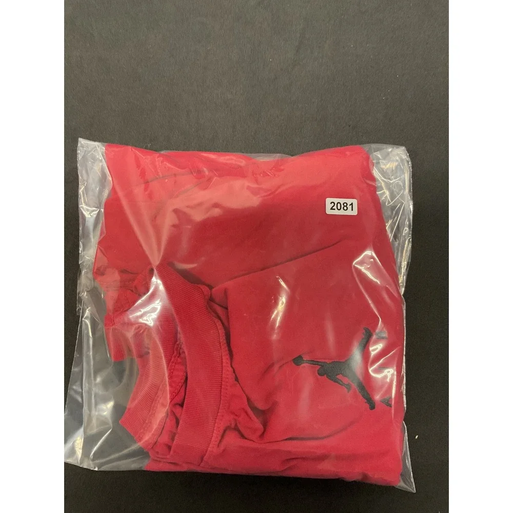 Jordan Mens T-Shirt Red Embroidered Jumpman Air Logo 3XL